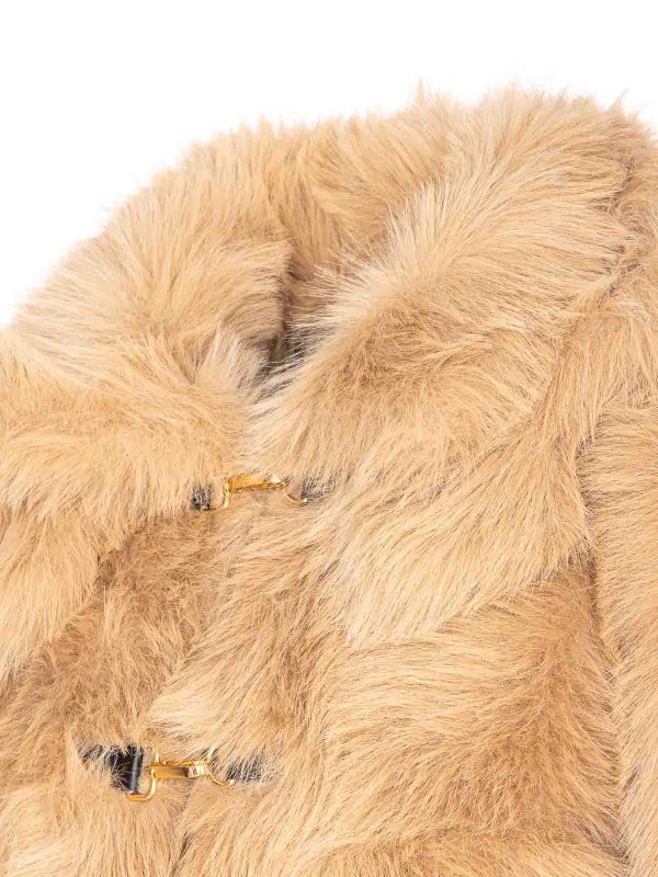 The Best Shops URBANCODE: Abrigos de borreguito y piel  - Abrigo De Piel - Blanco