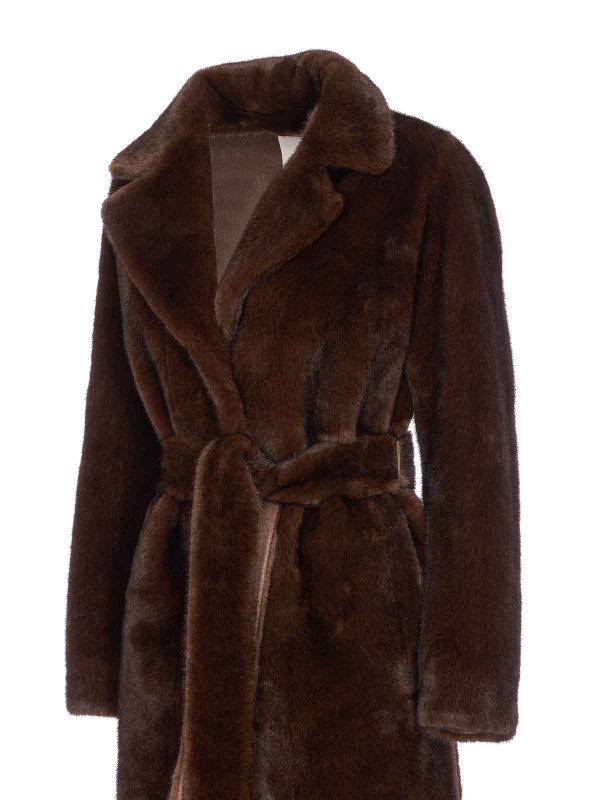 The Best Shops VALENTINI 1972: Pelz und Shearling - Pelz - Braun
