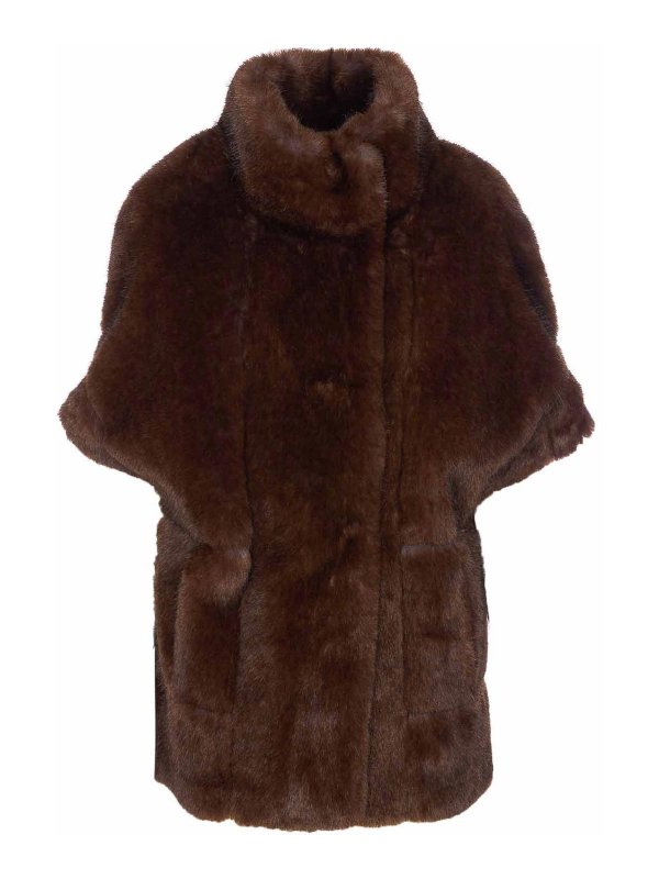 VALENTINI 1972: vests - Eco Fur Zibellino Vest