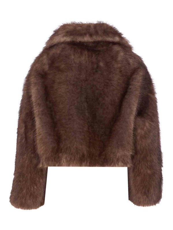 VALENTINI 1972: Fur & Shearling Coats online - Eco Fur Zibellino Jacket