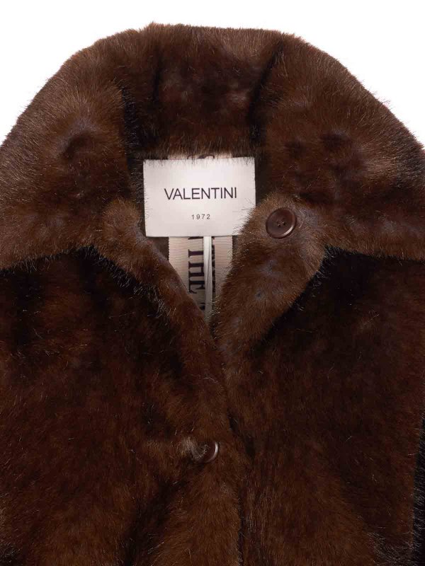 Eco Fur Zibellino Jacket shop online: VALENTINI 1972