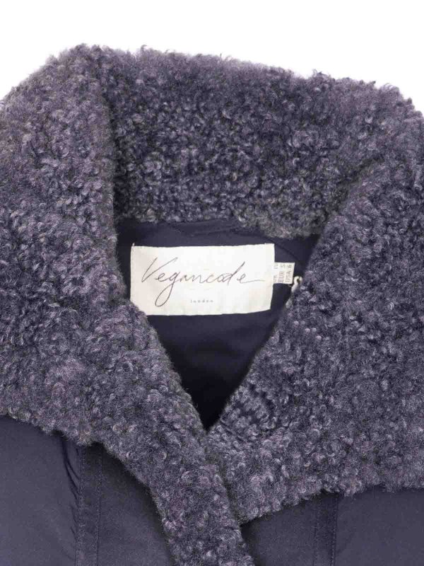 Cappotto blu shop online: VEGANCODE