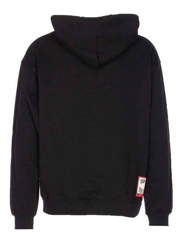 VISION OF SUPER: Sweatshirts & Sweaters online - Flames Hoodie