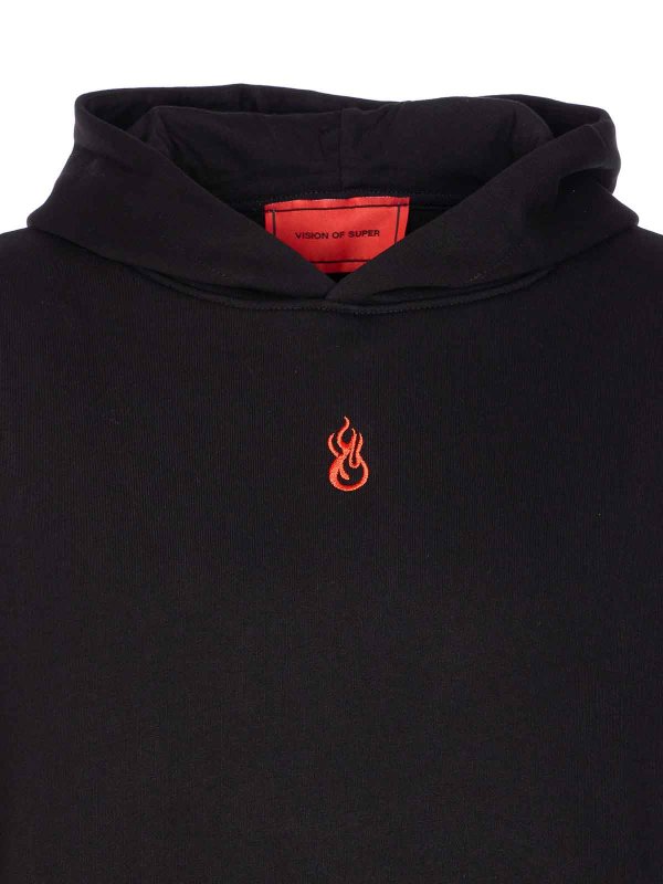 Flames Hoodie shop online: VISION OF SUPER