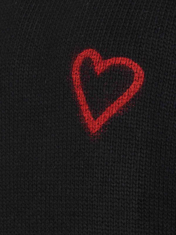 The Best Shops VISION OF SUPER: Strickpullover mit Rundhalsausschnitt - Rundhalspullover - Schwarz