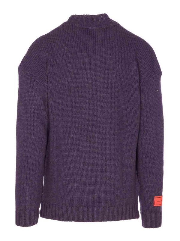VISION OF SUPER: Pull col rond online - Pull Col Rond - Violet