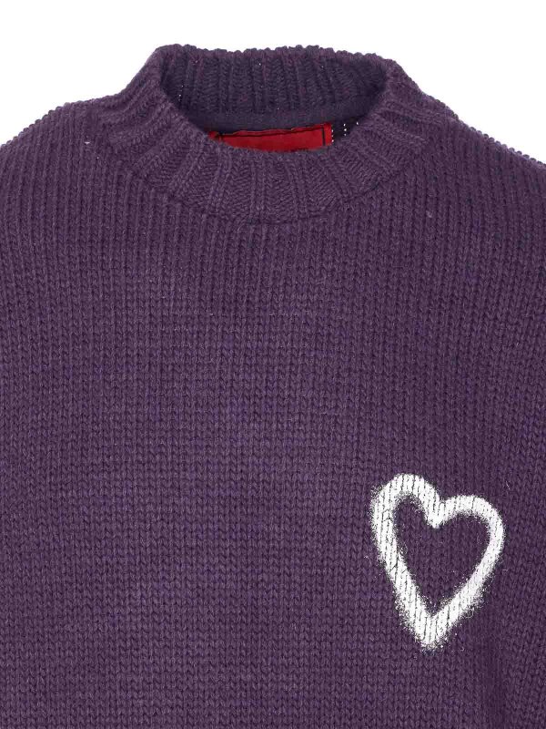 Pull Col Rond - Violet shop online: VISION OF SUPER