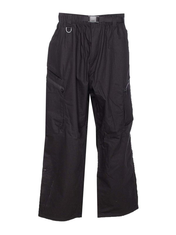 Y-3: スウェットパンツ - トラックスーツ ボトムス - 黒