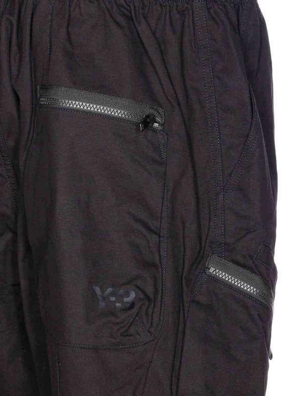 The Best Shops Y-3: スウェットパンツ - トラックスーツ ボトムス - 黒