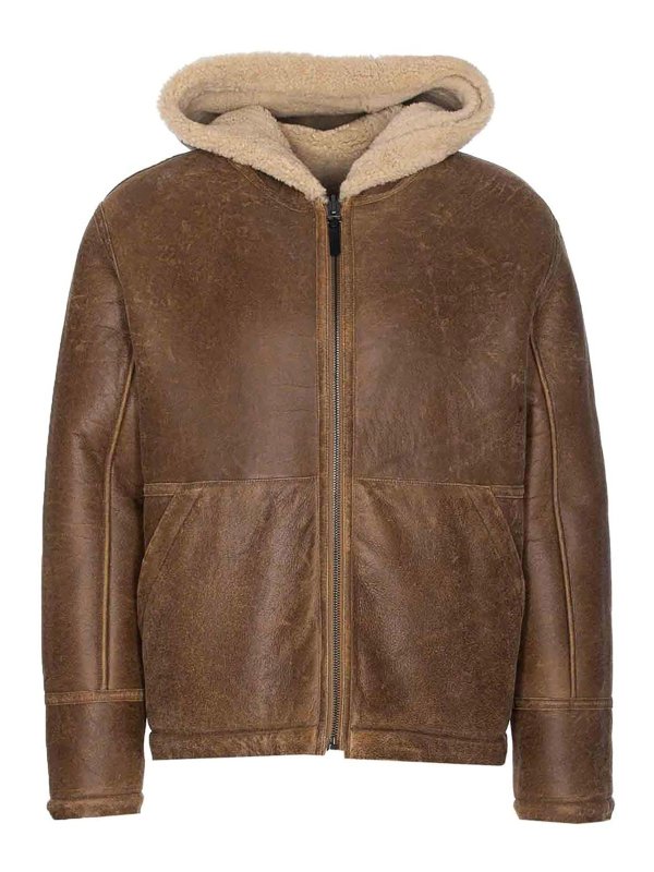 Reversible Aviateur Shearling Jacket shop online: YVES SALOMON