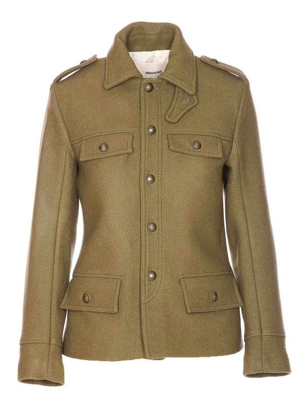 ZADIG&VOLTAIRE: カジュアルジャケット - カジュアルジャケット - 緑