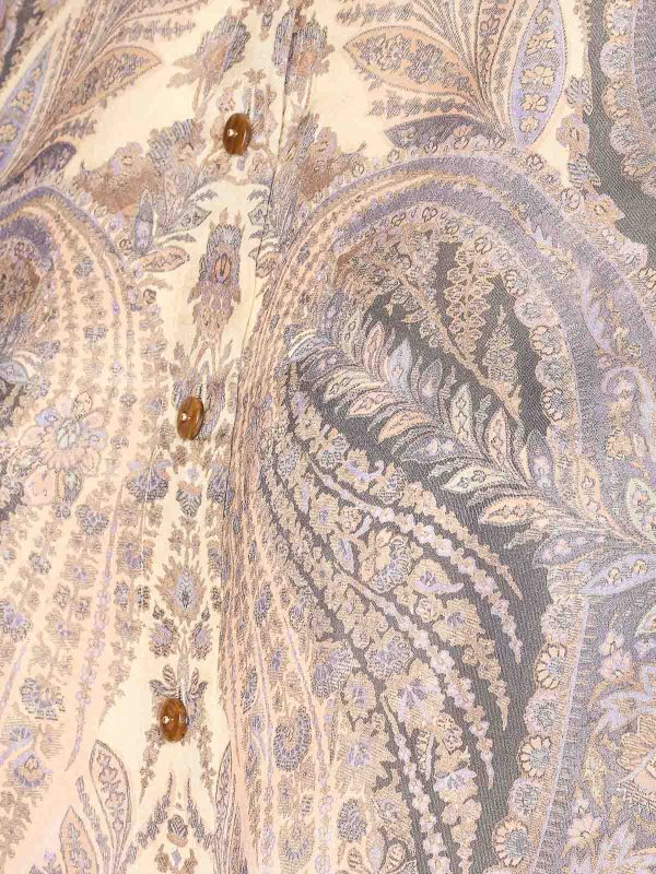 The Best Shops ZIMMERMANN: shirts - Denim Paisley Hypnotic Shirt