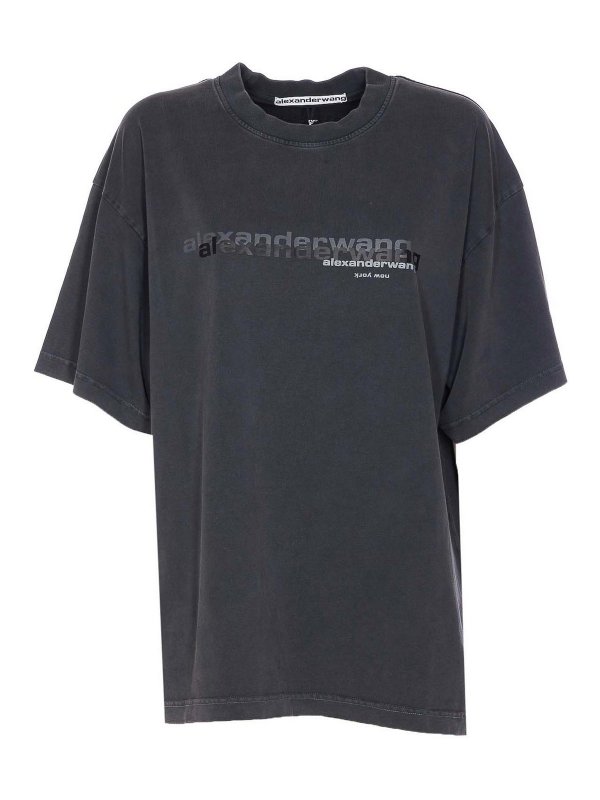 ALEXANDER WANG: T-shirts - T-Shirt - Schwarz
