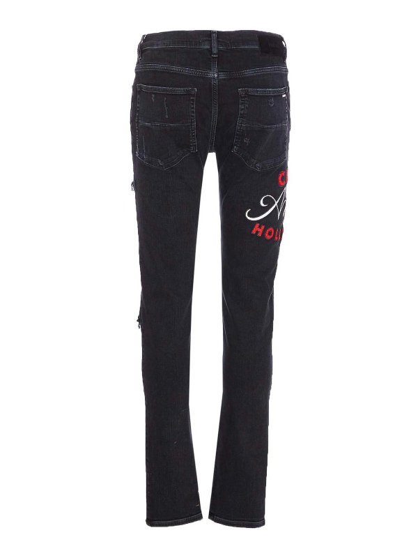 AMIRI: bootcut jeans online - Black Club  Mx1 Jeans