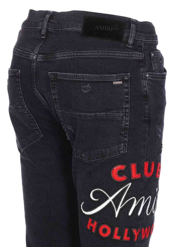The Best Shops AMIRI: bootcut jeans - Black Club  Mx1 Jeans
