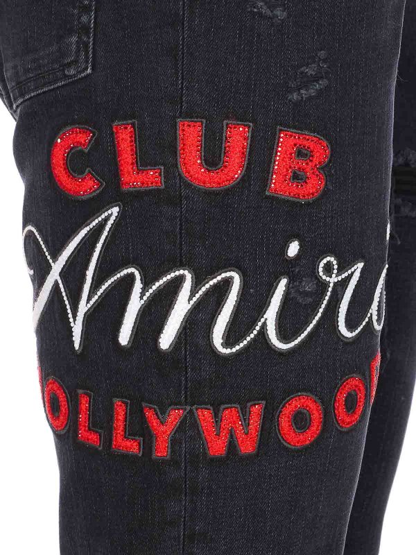 Black Club  Mx1 Jeans shop online: AMIRI