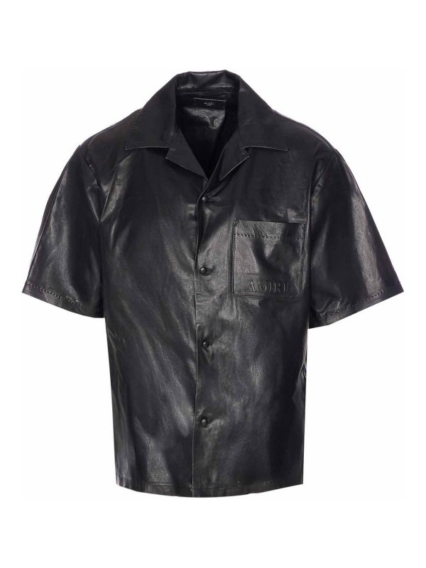 AMIRI: レザージャケット - レザージャケット - 黒