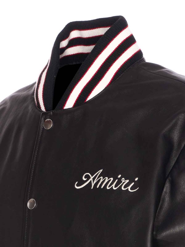 The Best Shops AMIRI: レザージャケット - レザージャケット - ブルー