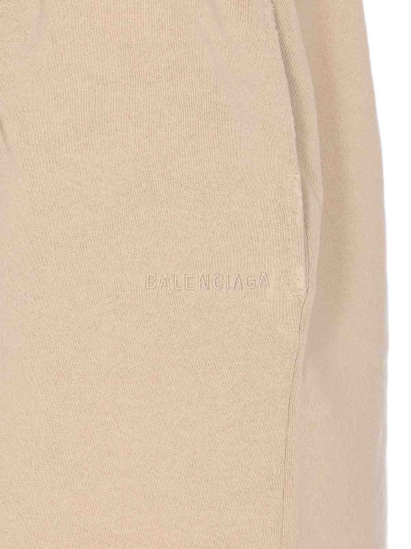 The Best Shops BALENCIAGA: トラウザーショーツ - ショートパンツ - ベージュ