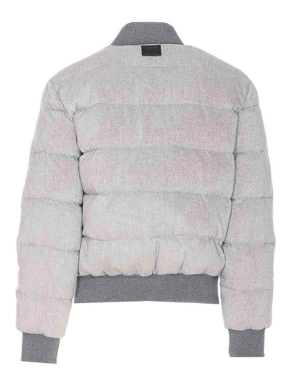 DOLCE & GABBANA: casual jackets online - Reversible Plaque Logo Jacket