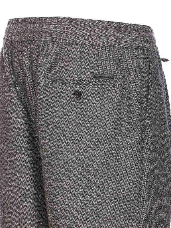 The Best Shops DOLCE & GABBANA: スウェットパンツ - トラックスーツ ボトムス - グレー