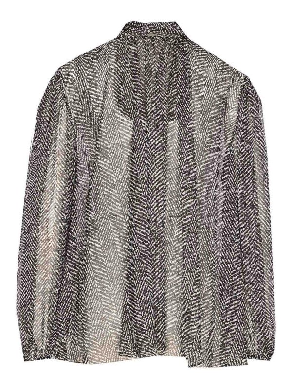 DOLCE & GABBANA: bluse online - Camicetta di chiffon di seta