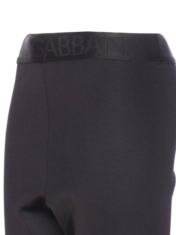 The Best Shops DOLCE & GABBANA: Leggings - Leggings - Noir