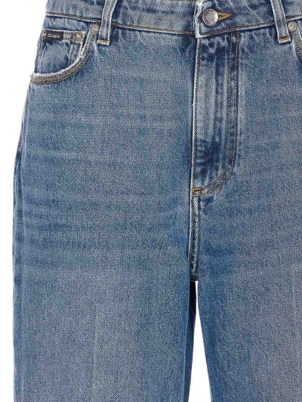 Straight Leg Jeans - Blau shop online: DOLCE & GABBANA