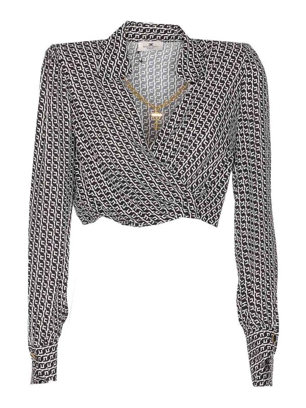 ELISABETTA FRANCHI: シャツ - シャツ - 黒