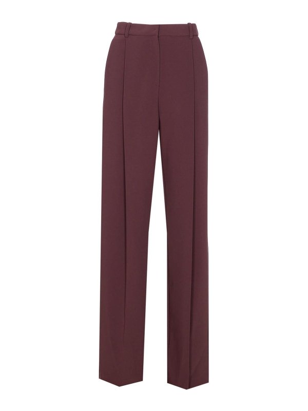 ELISABETTA FRANCHI: Pantalons casual - Pantalons Décontractés - Rouge