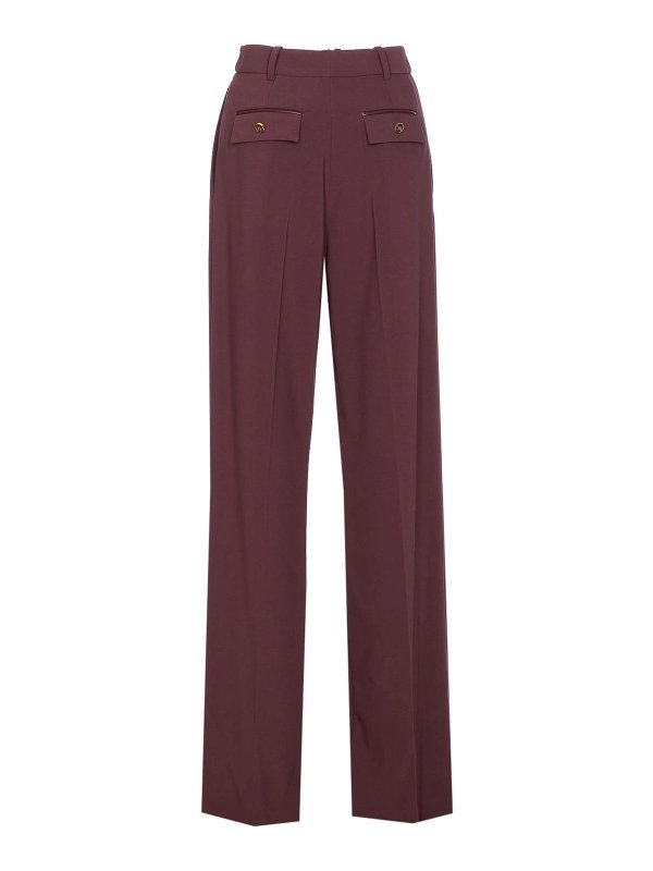 ELISABETTA FRANCHI: Pantalons casual online - Pantalons Décontractés - Rouge