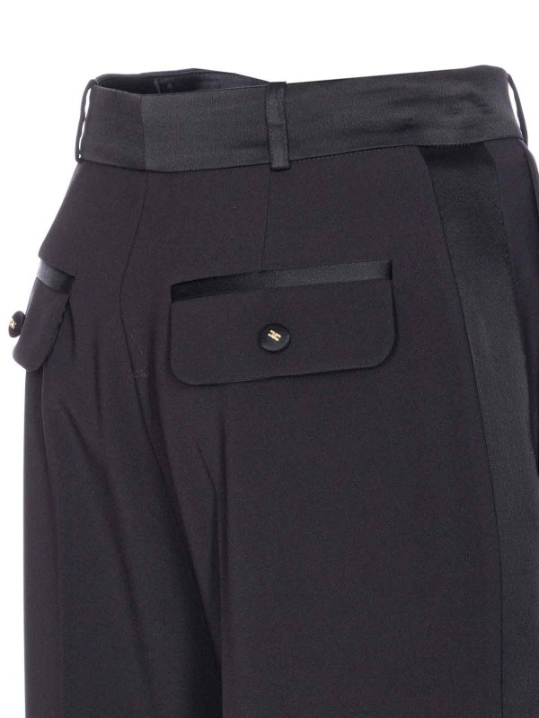 The Best Shops ELISABETTA FRANCHI: Casual Hosen - Casual Hose - Schwarz