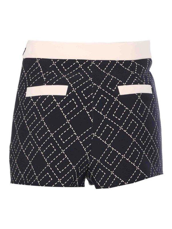 ELISABETTA FRANCHI: Trousers Shorts online - Logo Shorts