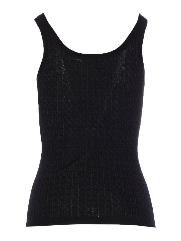 ELISABETTA FRANCHI: トップス＆タンクトップ online - トップ/タンクトップ - 黒