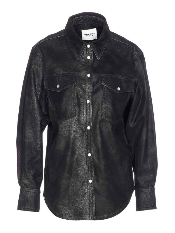 Isabel Marant Etoile: shirts - Etoile Black Karima Shirt