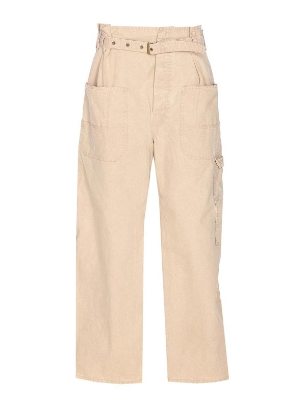 Isabel Marant Etoile: Pantalons casual - Pantalons Décontractés - Beige