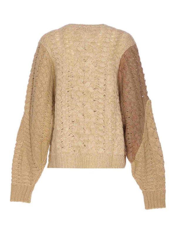 Isabel Marant Etoile: maglia collo rotondo online - Maglione a maglia Daryl
