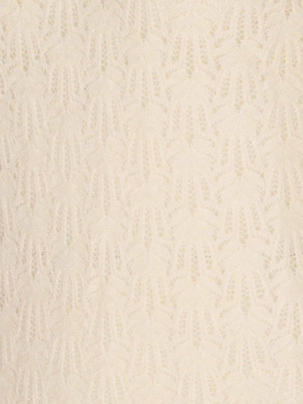 The Best Shops Isabel Marant Etoile: maglia collo rotondo - Maglione a maglia Obeline bianca Etoile