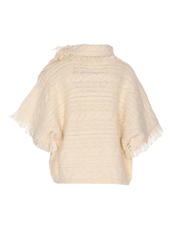 Isabel Marant Etoile: maglia collo rotondo online - Maglione blanche
