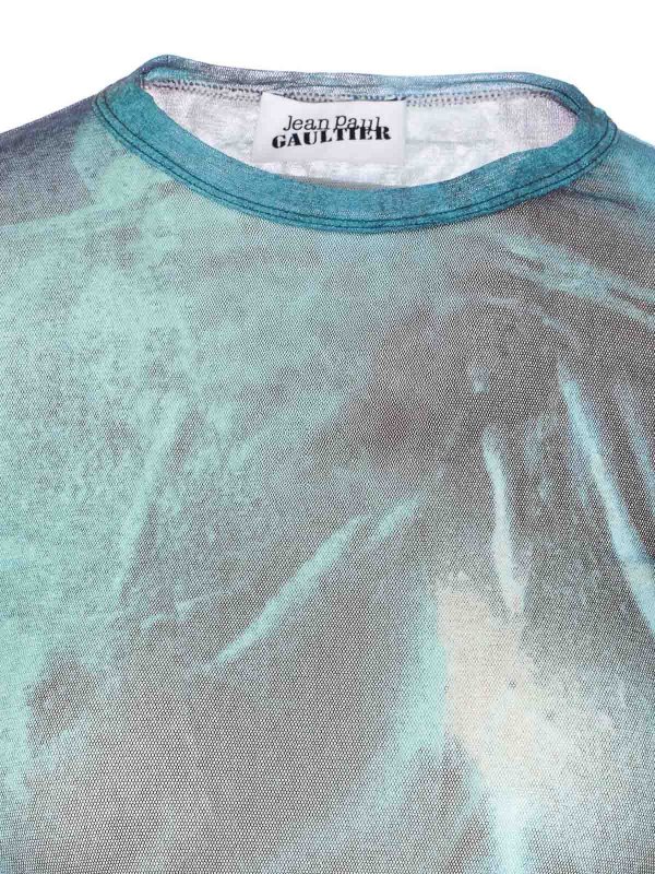 トップ/タンクトップ - ブルー shop online: JEAN PAUL GAULTIER