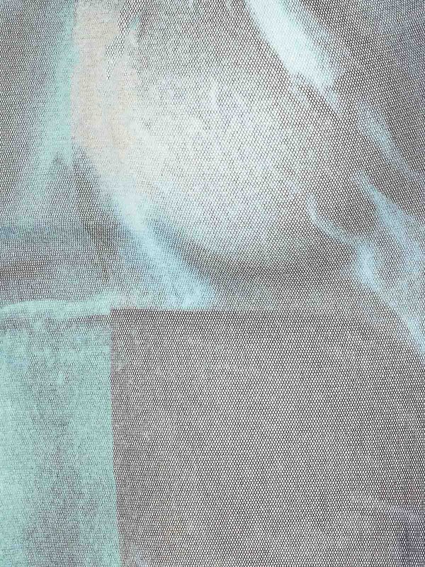 The Best Shops JEAN PAUL GAULTIER: Tops & Tank tops - Light Blue Mesh High Neck Top