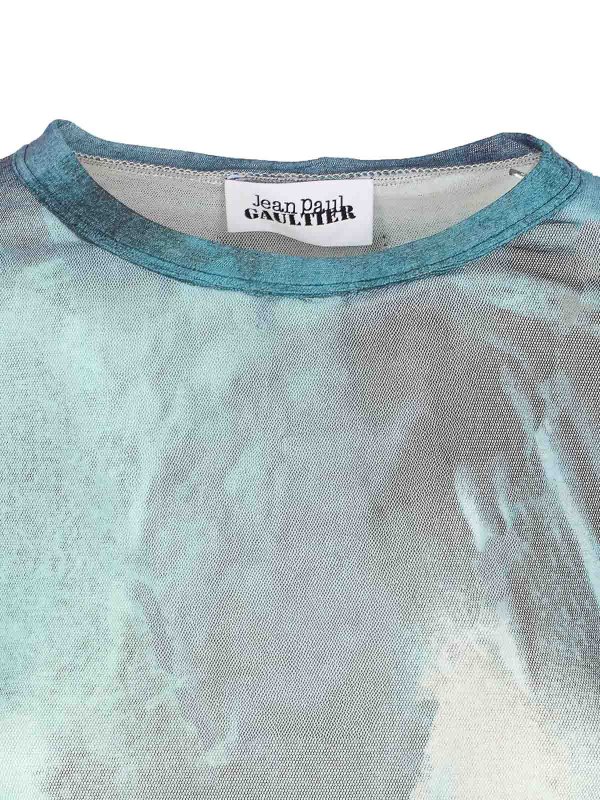 JEAN PAUL GAULTIER: T-shirts online - T-Shirt - Blau