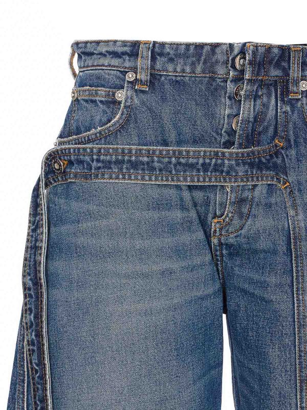 Jeans a vita bassa blu vintage shop online: JEAN PAUL GAULTIER