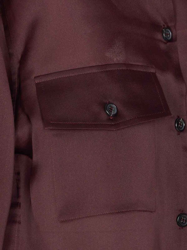 The Best Shops KHAITE: Chemises - Chemise - Rouge