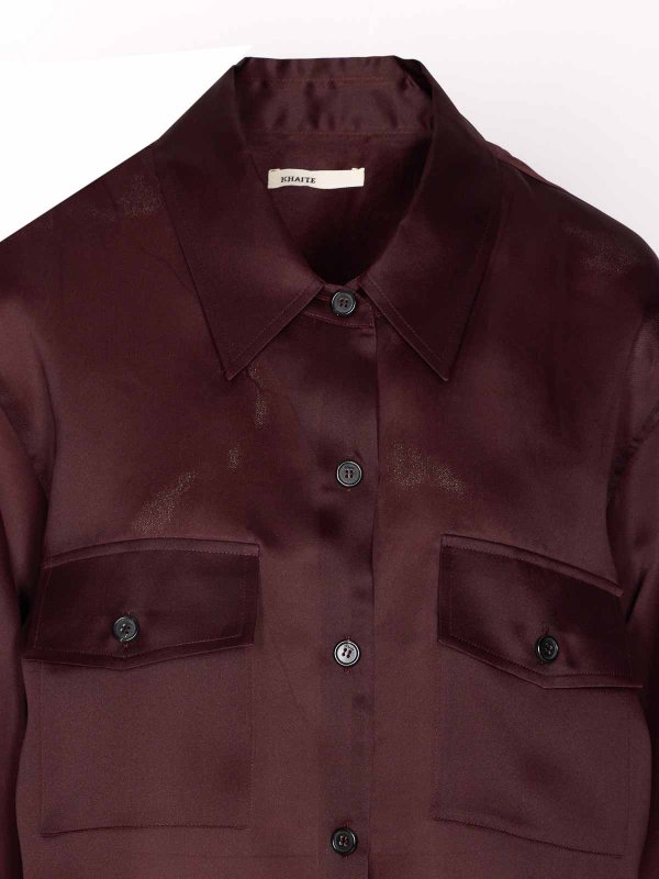 Chemise - Rouge shop online: KHAITE