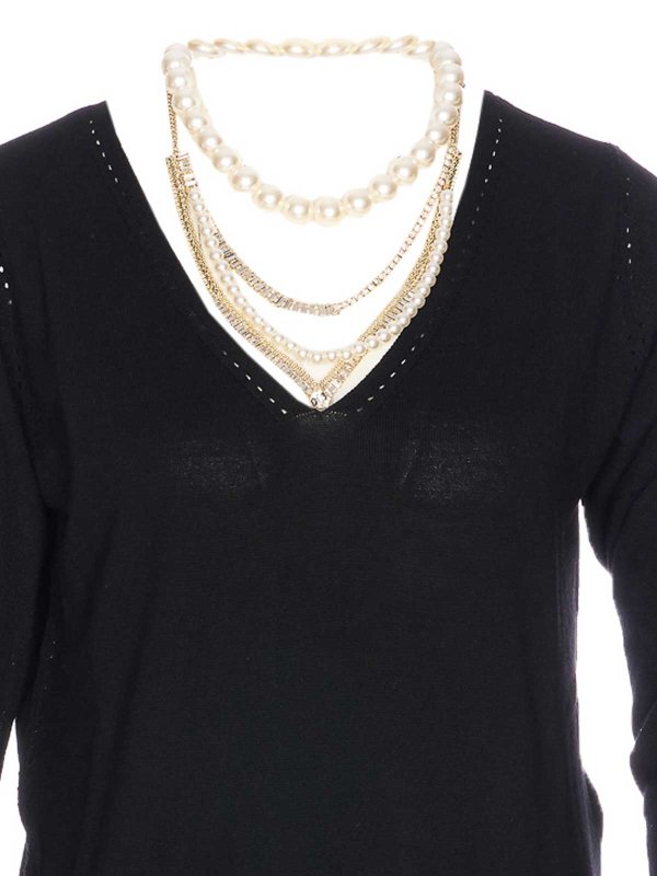 Black Round Neck shop online: Liu Jo