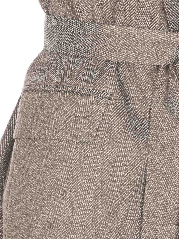 The Best Shops Liu Jo: vests - Grey Vest Belt Closure