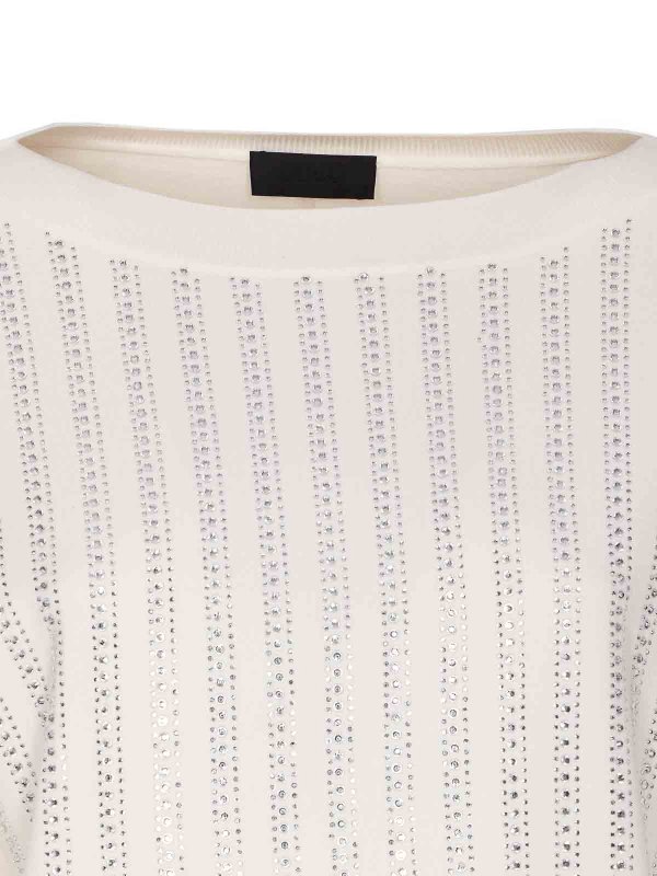 Pull Col Rond - Blanc shop online: Liu Jo