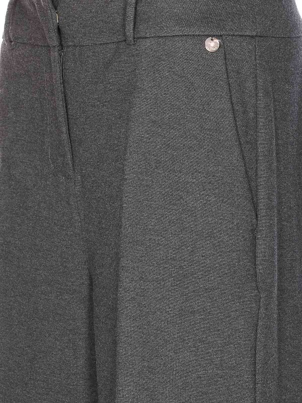 The Best Shops Liu Jo: Pantalons casual - Pantalons Décontractés - Gris