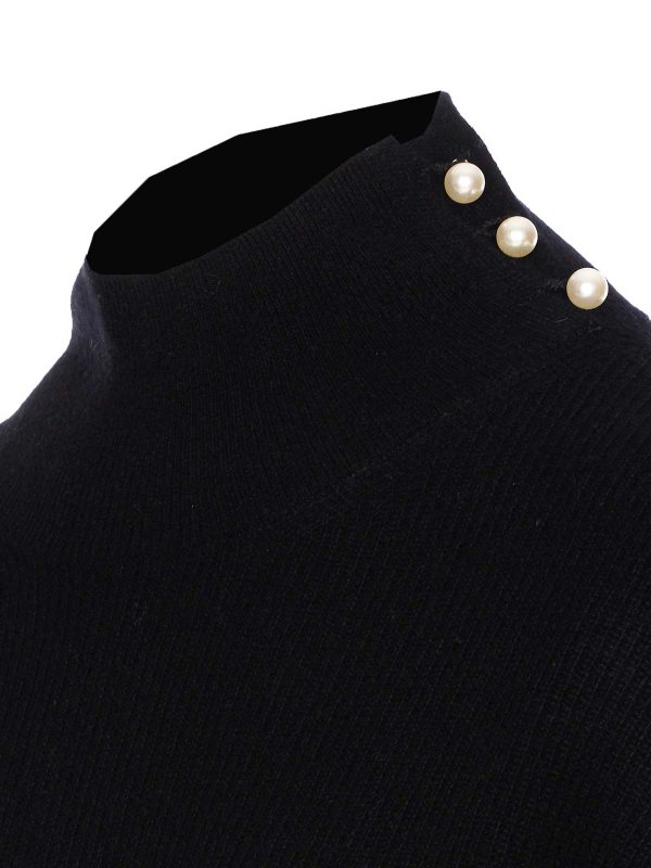 The Best Shops Liu Jo: Pull col rond - Pull Col Rond - Noir